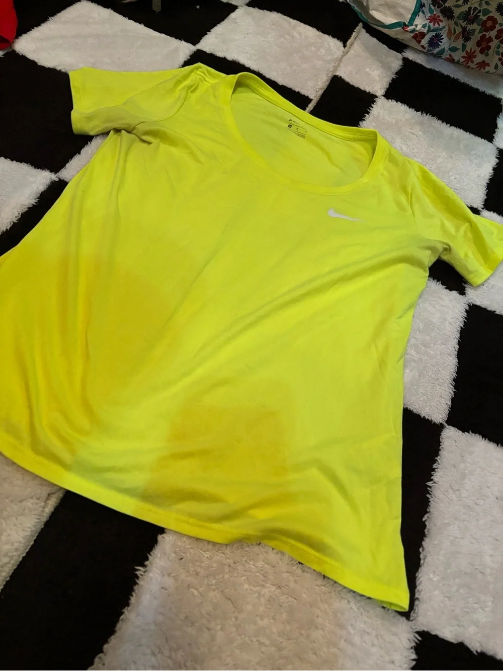 Nike Neon Yellow Short Sleeve Performance Tee